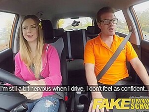 Young Driving School Student Stella Cox Desperately